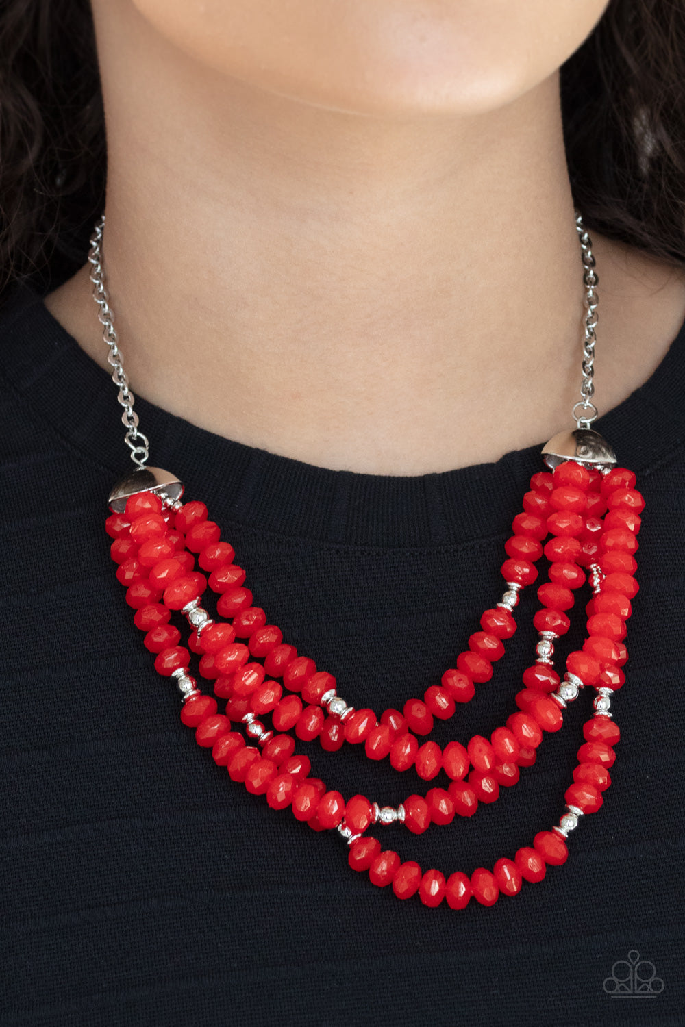 Paparazzi - Best POSH-ible Taste - Red Necklace