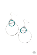 Load image into Gallery viewer, Paparazzi - In An Orderly Fashion - Blue Earrings
