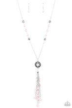 Load image into Gallery viewer, Paparazzi - Tasseled Treasure - Pink Necklace
