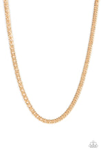 Load image into Gallery viewer, Paparazzi - Valiant Victor - Gold Urban Necklace
