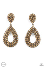 Load image into Gallery viewer, Paparazzi - Pack In The Pizzazz - Brass Earrings
