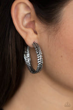 Load image into Gallery viewer, Paparazzi - Laurel Gardens - Silver Earrings
