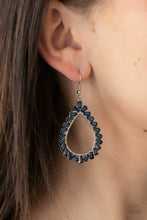 Load image into Gallery viewer, Paparazzi - Stay Sharp - Blue Earrings
