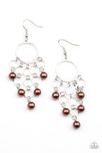 Load image into Gallery viewer, Paparazzi - When Life Gives You Pearls - Brown Earrings
