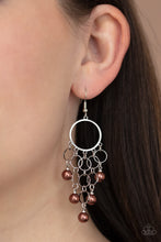 Load image into Gallery viewer, Paparazzi - When Life Gives You Pearls - Brown Earrings
