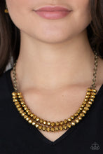 Load image into Gallery viewer, Paparazzi - May The FIERCE Be With You - Brass Necklace
