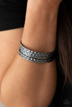 Load image into Gallery viewer, Paparazzi - Back-To-Back Stacks - Black Bracelet
