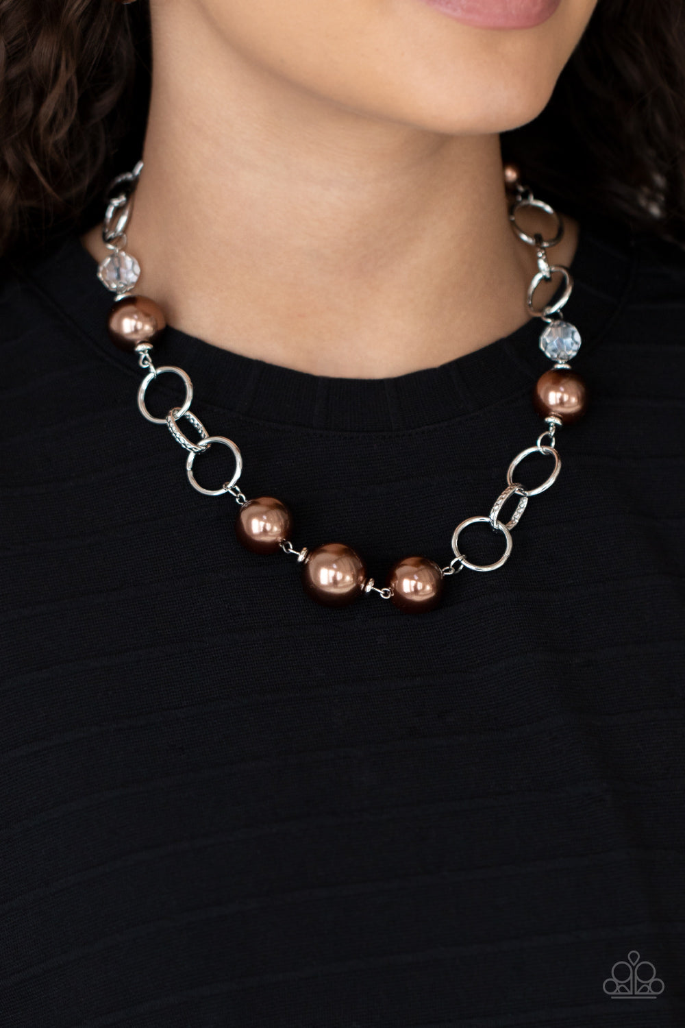 Paparazzi - New Age Novelty - Brown Necklace