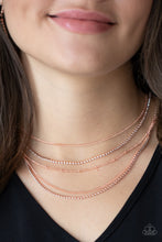 Load image into Gallery viewer, Paparazzi - Dangerously Demure - Copper Necklace
