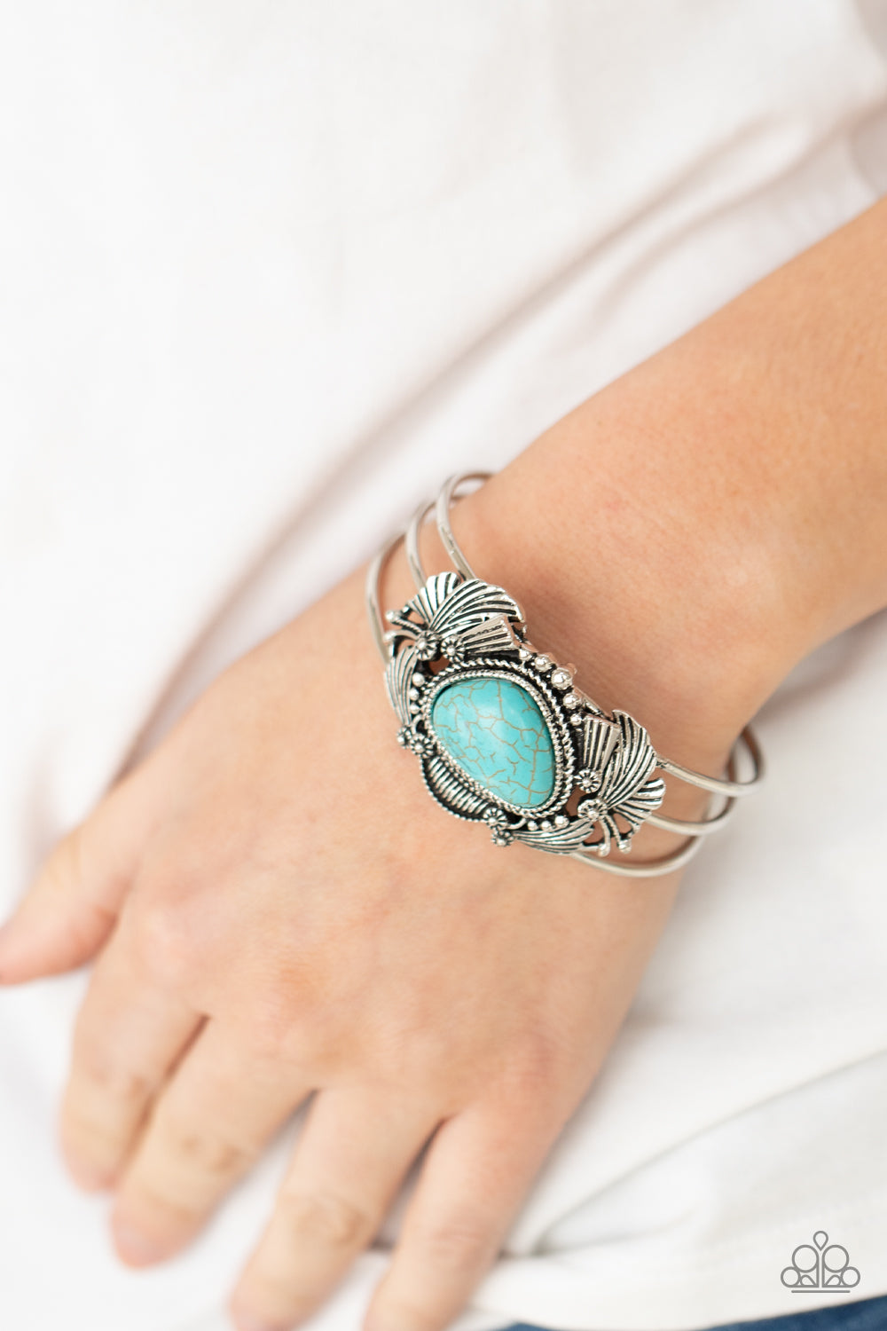 Paparazzi - Western Wonderland - Blue Bracelet