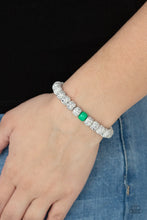 Load image into Gallery viewer, Paparazzi - ZEN Second Rule - Green Bracelet
