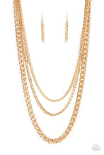 Load image into Gallery viewer, Paparazzi - Chain of Champions - Gold Necklace
