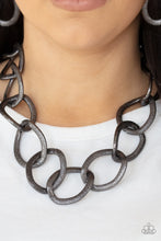 Load image into Gallery viewer, Paparazzi - Industrial Intimidation - Black Necklace
