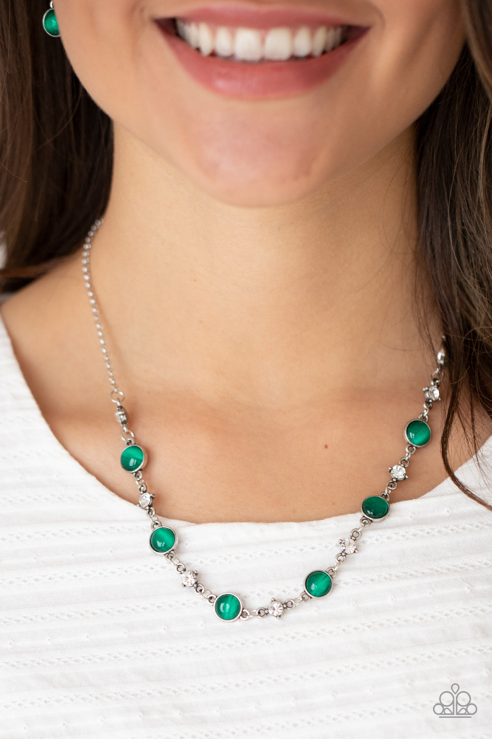 Paparazzi - Inner Illumination - Green Necklace