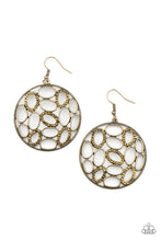 Load image into Gallery viewer, Paparazzi - Watch OVAL Me - Brass Earrings
