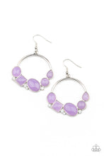 Load image into Gallery viewer, Paparazzi - Beautifully Bubblicious - Purple Earrings
