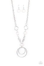 Load image into Gallery viewer, Paparazzi - HOOP du Jour - White Necklace
