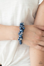 Load image into Gallery viewer, Paparazzi - Upcycled Upscale - Blue Bracelet
