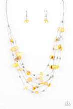 Load image into Gallery viewer, Paparazzi - Prismatic Pebbles - Yellow Necklace
