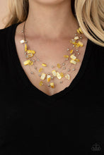 Load image into Gallery viewer, Paparazzi - Prismatic Pebbles - Yellow Necklace
