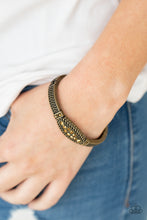 Load image into Gallery viewer, Paparazzi - Locked in Luster - Brass Bracelet
