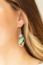 Load image into Gallery viewer, Paparazzi - Harmonious Harbors - Green Earrings
