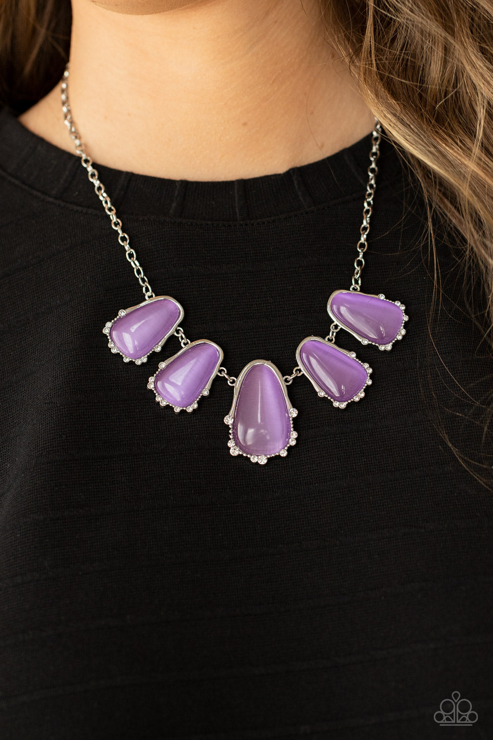 Paparazzi - Newport Princess - Purple Necklace