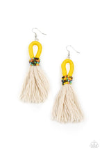 Load image into Gallery viewer, Paparazzi - The Dustup - Yellow Earrings
