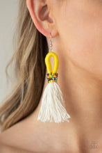 Load image into Gallery viewer, Paparazzi - The Dustup - Yellow Earrings
