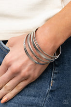 Load image into Gallery viewer, Paparazzi - Gliding Gleam - Silver Bracelet
