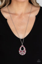 Load image into Gallery viewer, Paparazzi - High Society Stargazing - Red Necklace
