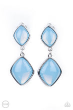 Load image into Gallery viewer, Paparazzi - Double Dipping Diamonds - Blue Earrings
