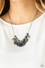 Load image into Gallery viewer, Paparazzi - To Coin A Phrase - Black Necklace
