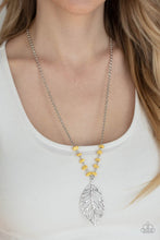 Load image into Gallery viewer, Paparazzi - Roaming The Riverwalk - Yellow Necklace
