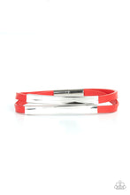 Load image into Gallery viewer, Paparazzi - Dangerously Divine - Red Bracelet
