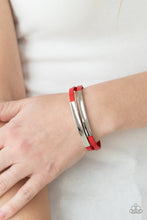 Load image into Gallery viewer, Paparazzi - Dangerously Divine - Red Bracelet
