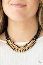 Load image into Gallery viewer, Paparazzi - Lock, Stock, and SPARKLE - Gold Necklace
