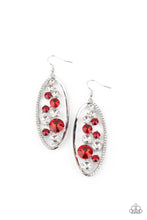 Load image into Gallery viewer, Paparazzi - Rock Candy Bubbly - Red Earrings
