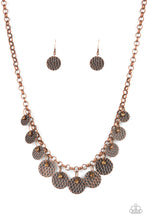 Load image into Gallery viewer, Paparazzi - Delightfully Dappled - Copper Necklace
