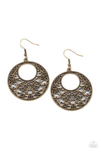 Load image into Gallery viewer, Paparazzi - Vineyard Romance - Brass Earrings
