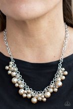 Load image into Gallery viewer, Paparazzi - Positively PEARL-escent - Brown Necklace
