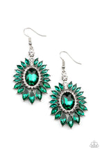 Load image into Gallery viewer, Paparazzi - Big Time Twinkle - Green Earrings
