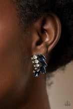 Load image into Gallery viewer, Paparazzi - Flawless Fronds - Blue Earring
