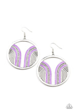 Load image into Gallery viewer, Paparazzi - Delightfully Deco - Purple Earrings
