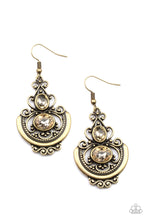 Load image into Gallery viewer, Paparazzi - Unlimited Vacation - Brass Earrings
