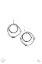 Load image into Gallery viewer, Paparazzi - Spinning With Sass - Silver Earrings
