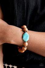 Load image into Gallery viewer, Paparazzi - Abundantly Artisan - Blue Bracelet
