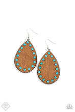 Load image into Gallery viewer, Paparazzi - Rustic Refuge - Blue Earrings
