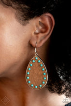 Load image into Gallery viewer, Paparazzi - Rustic Refuge - Blue Earrings
