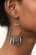 Load image into Gallery viewer, Paparazzi - Radiant Chimes - Black Earrings
